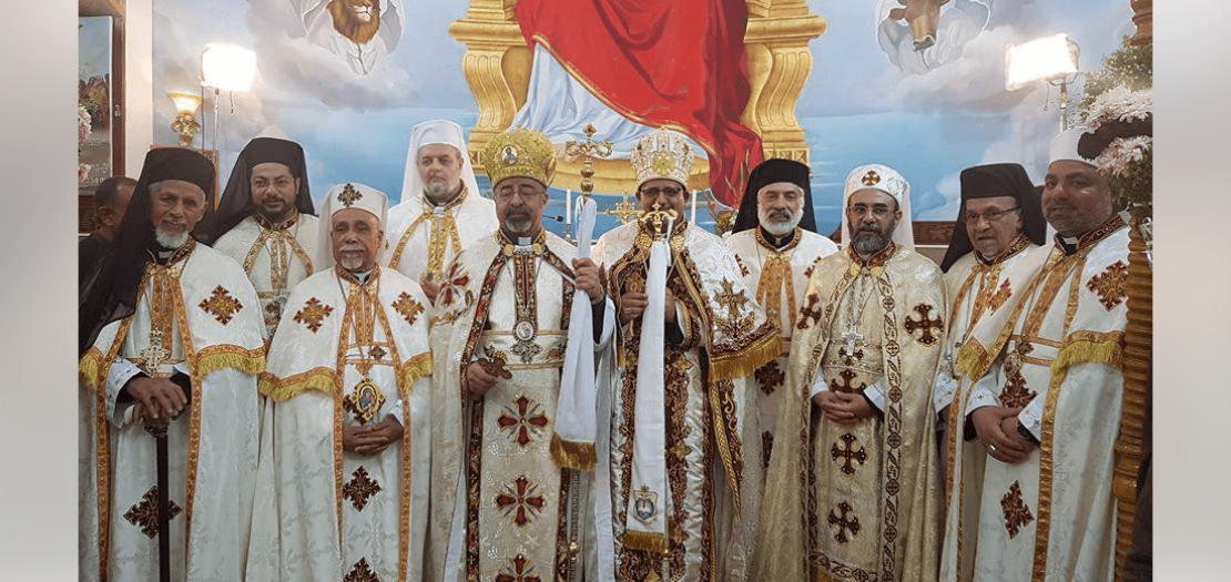 صورة جماعية في ختام قداس الرسامة الأسقفية