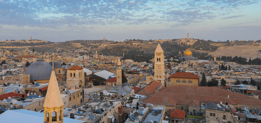 البلدة القديمة في مدينة القدس (تصوير: عفيف عميرة)