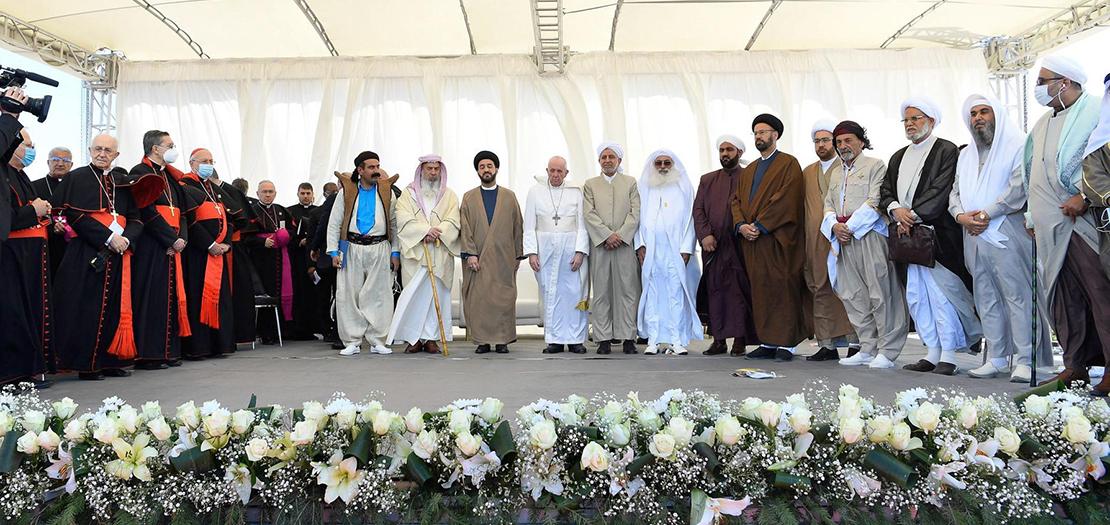 لقاء الأديان في سهل أور، بالعراق، بحضور البابا فرنسيس