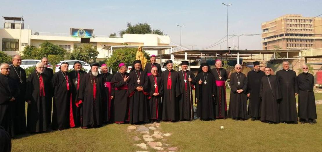 البطريركية الكلدانية في بغداد تستضيف لقاء بطاركة الشرق الكاثوليك، تشرين الثاني 2018 (أبونا)