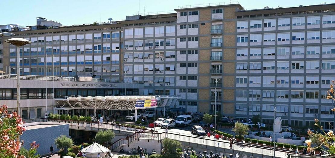 جانب من مستشفى غاميلي الجامعي في روما