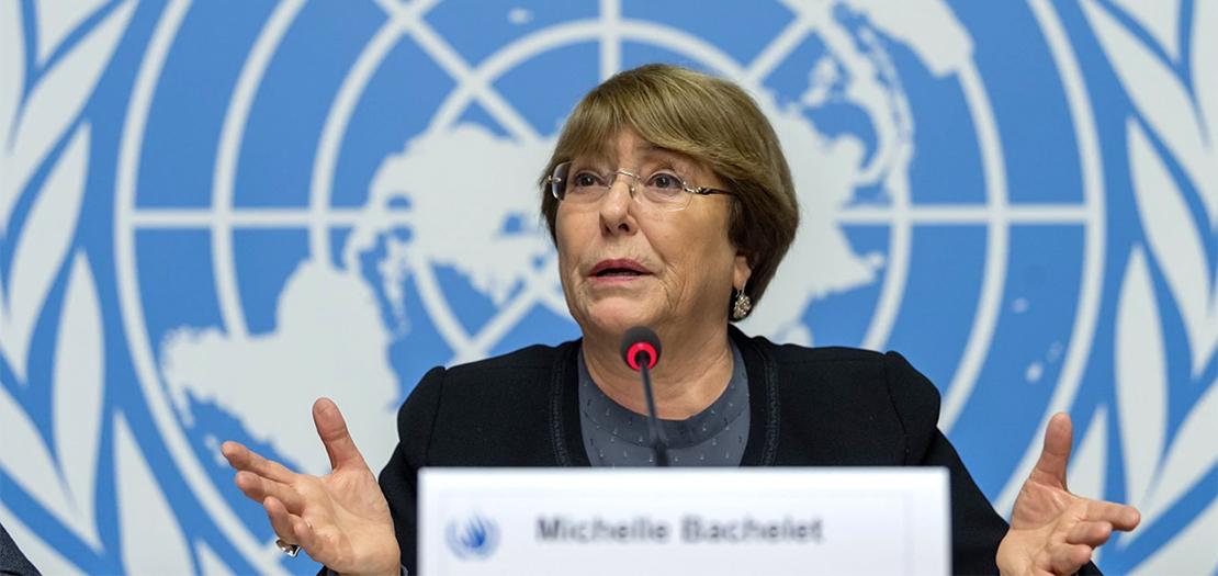 ميشيل باشيليت، مفوضة الأمم المتحدة السامية لحقوق الإنسان  
