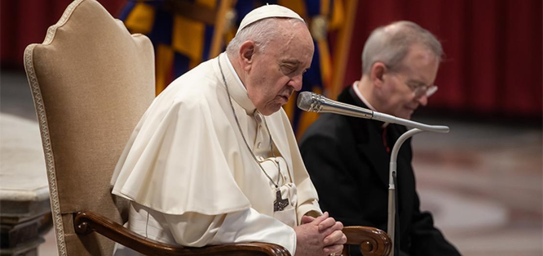 البابا يتلو صلاة خاصة من أجل إنهاء الحرب في أوكرانيا