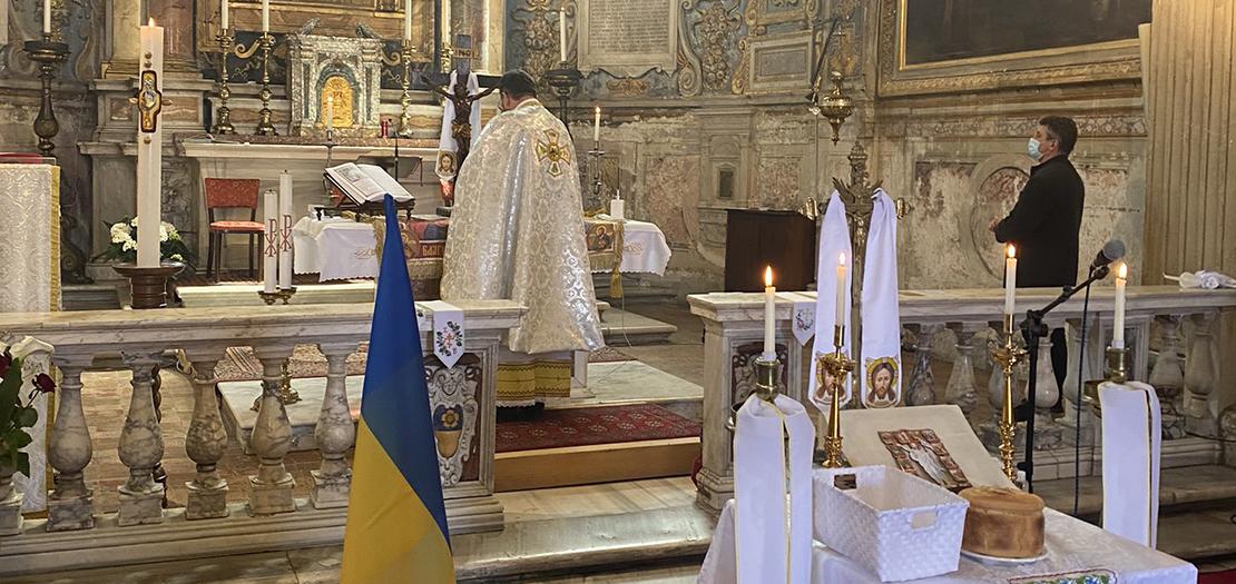 الجالية الأوكرانية في إيطاليا تحتفل بعيد الفصح
