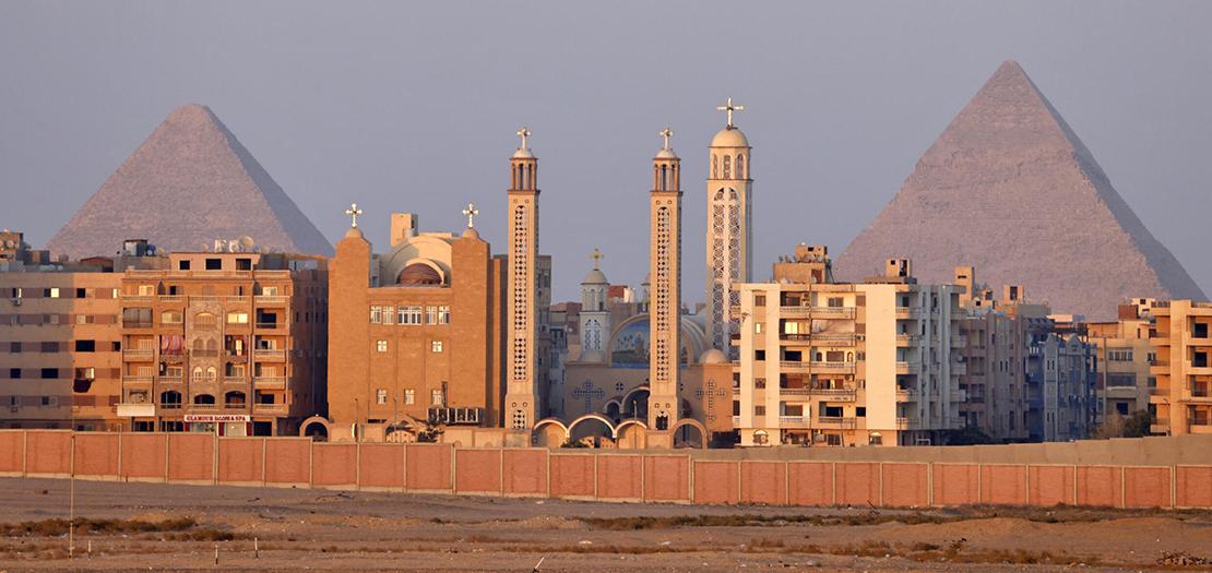 كنيسة العذراء في منطقة الجيزة، جنوب غرب القاهرة، 13 تموز 2022 (خالد دسوقي - أ ف ب)