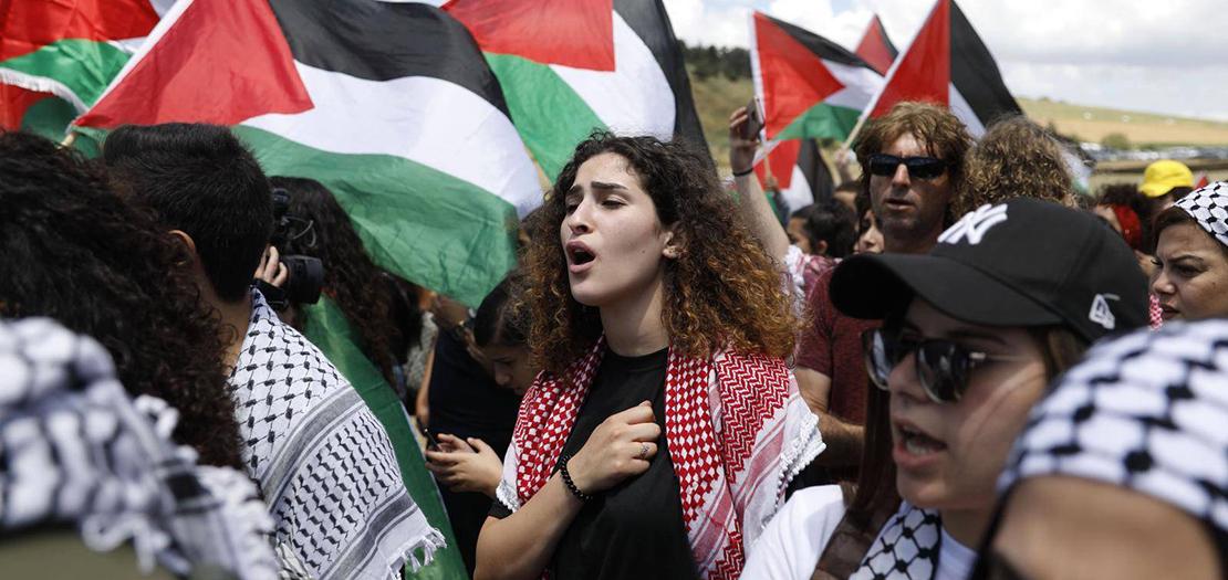 يأمل الفلسطينيون بتزايد دعم الأميركيين لهم للضغط على صناع القرار في البيت الأبيض والكونغرس