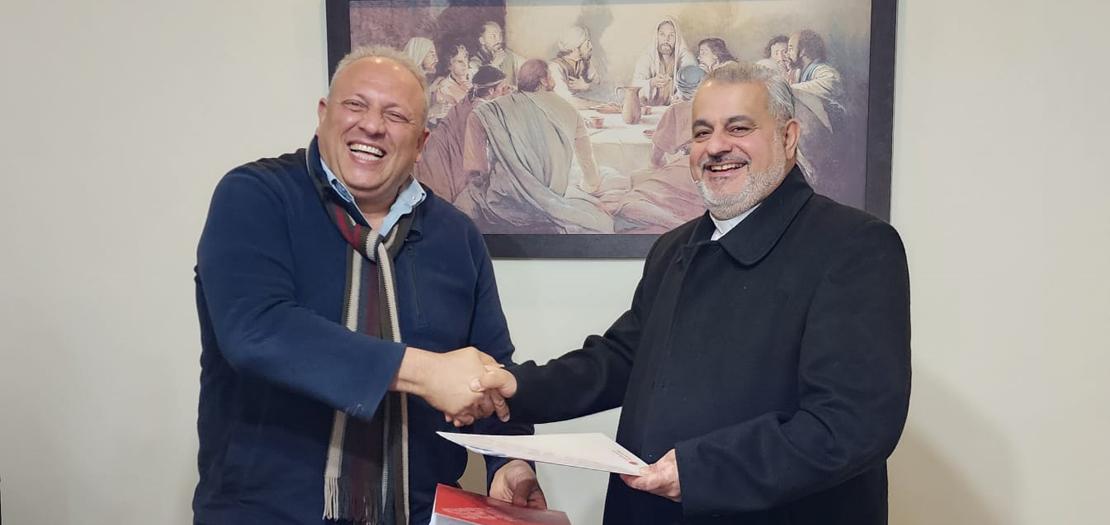 اتفاقية تعاون جديدة بين المركز الكاثوليكي والكاريتاس الأردنية