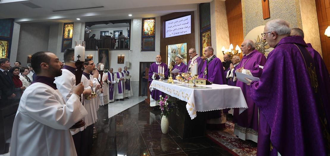 السفير الفاتيكاني الجديد في الأردن يترأس قداسه الاحتفاليّ الأول (تصوير: أسامة طوباسي / أبونا)