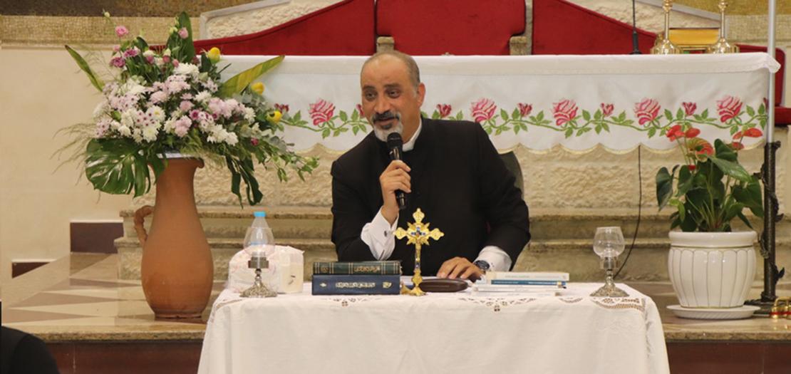 الأب بشير بدر، راعي كنيسة قلب يسوع الأقدس في ناعور - الأردن