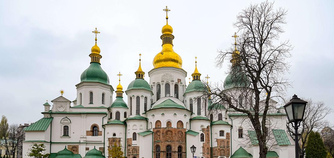 كاتدرائية القديسة صوفيا وسط العاصمة كييف
