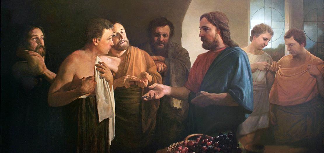 ﴿إنَّ ابنَ الإنسانِ جَاءَ لِيبحَثَ عَن الهالِكِ فَيُخلِّصَه﴾ (لو 10:19)