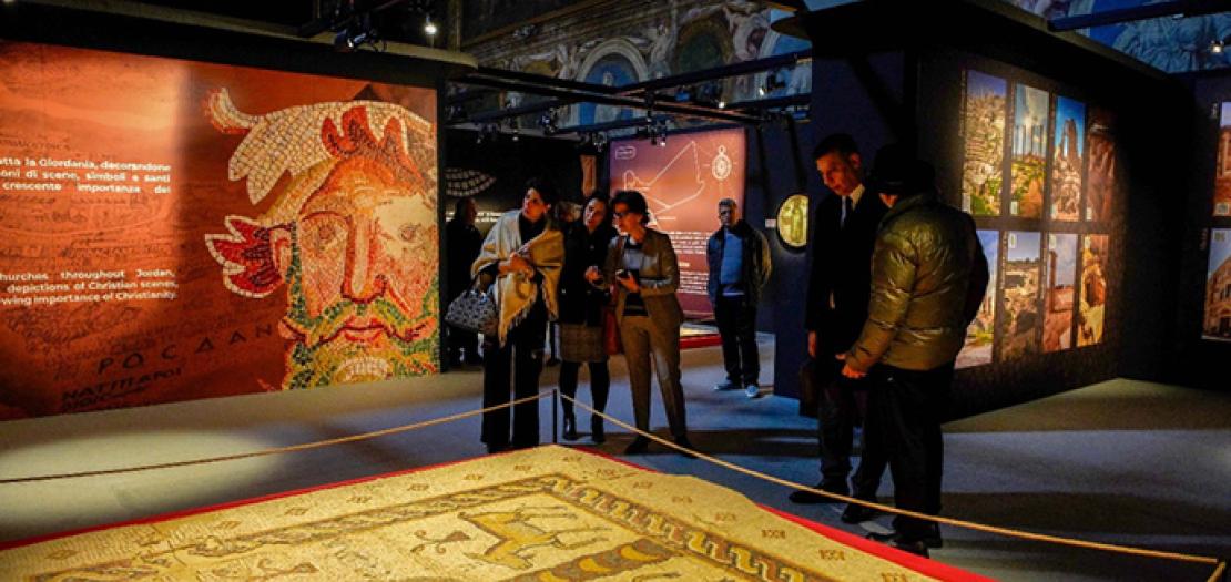 افتتاح معرض "الأردن: فجر المسيحية" في روما