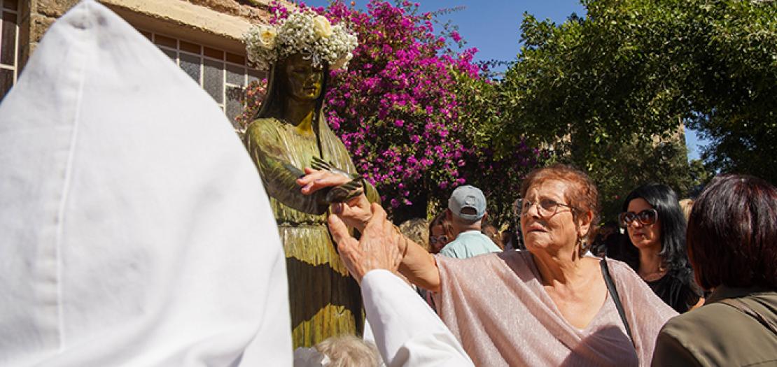الاحتفال بعيد سلطانة فلسطين وسائر الأرض المقدسة 2025 (إعلام البطريركية اللاتينية)