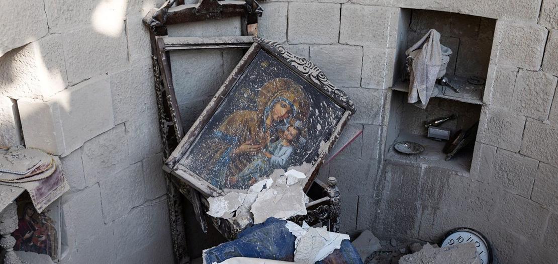 إحدى الكنائس في تركيا المتضررة من زلزال 2023