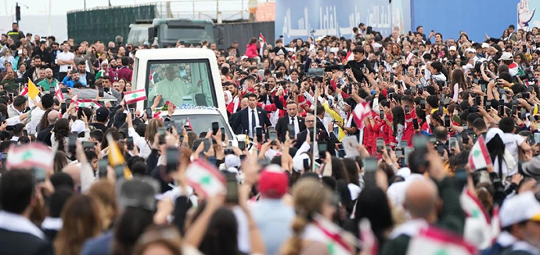 البابا لاون في لبنان