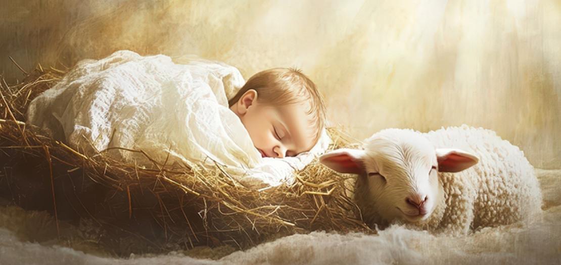 يولَدُ يسوعُ في كلِّ قلبٍ مُحبٍّ وغافرٍ، لأنَّ يسوعَ هوَ الحبُّ الغافرُ.