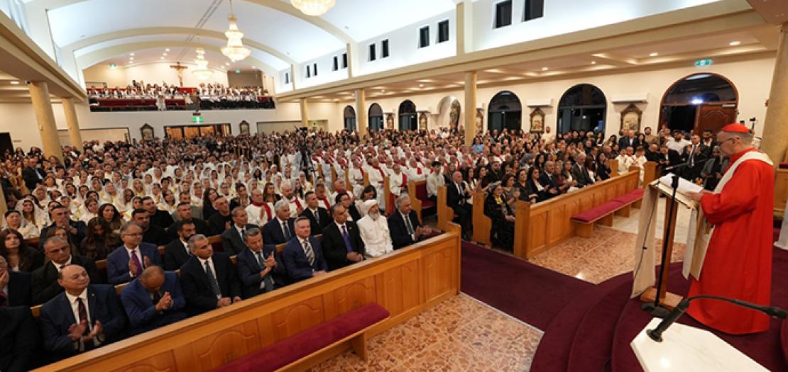 البطريرك بولس الثالث نونا يلتقي أبناء أبرشيته -مار توما- في سيدني، أستراليا
